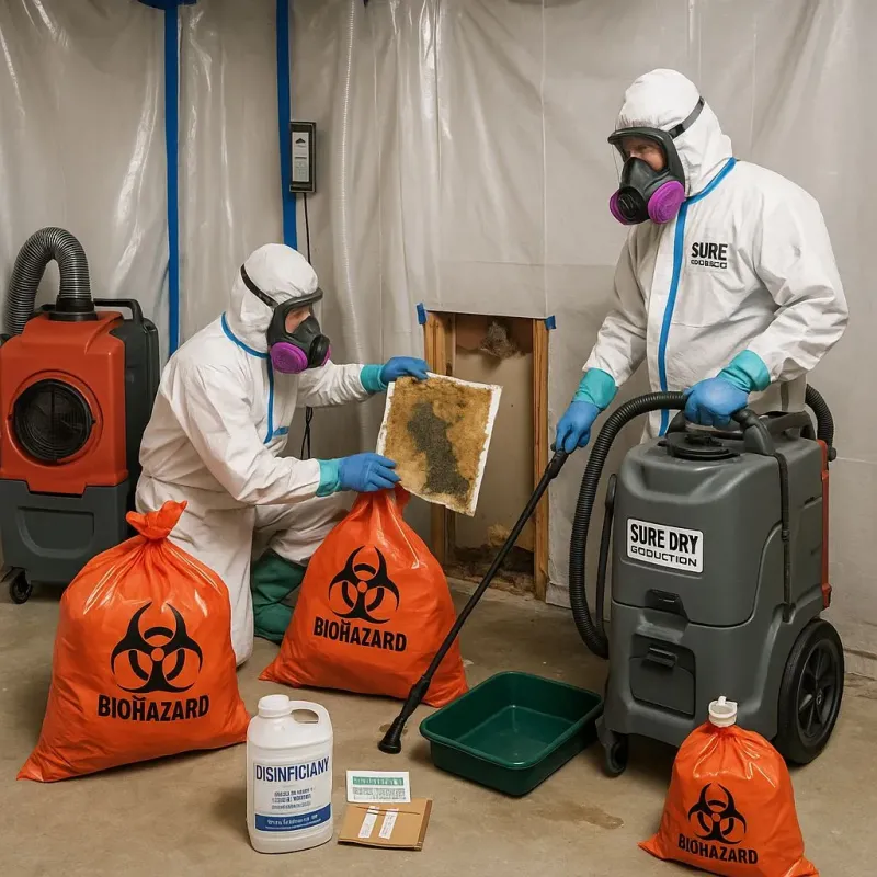 Contaminated Water Handling Protocols process in Raymond, MS